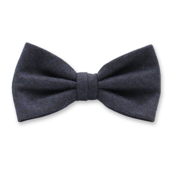 Dunkelblaue Fliege aus Wolle (1)