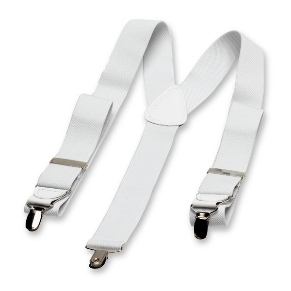 Weiße Hosenträger (2)
