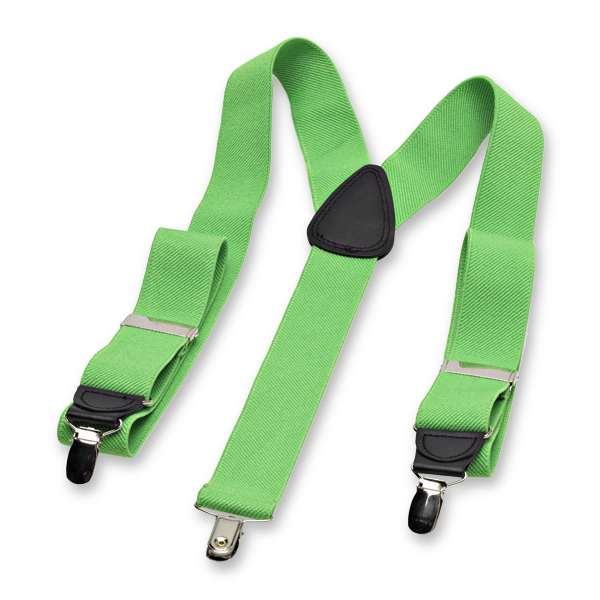Apfelgrüne Hosenträger (2)