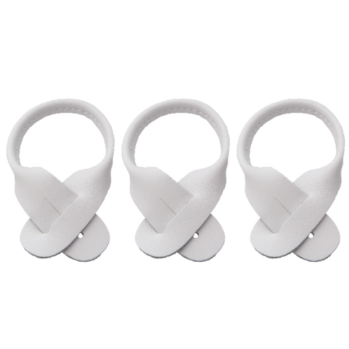 Weiße Lederschlaufen (1)