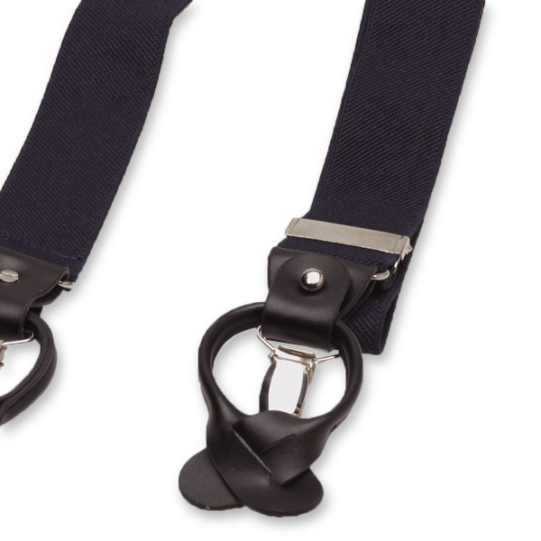 Luxuriöse dunkelblaue Hosenträger (2)