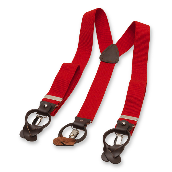 Luxuriöse rote Hosenträger (2)