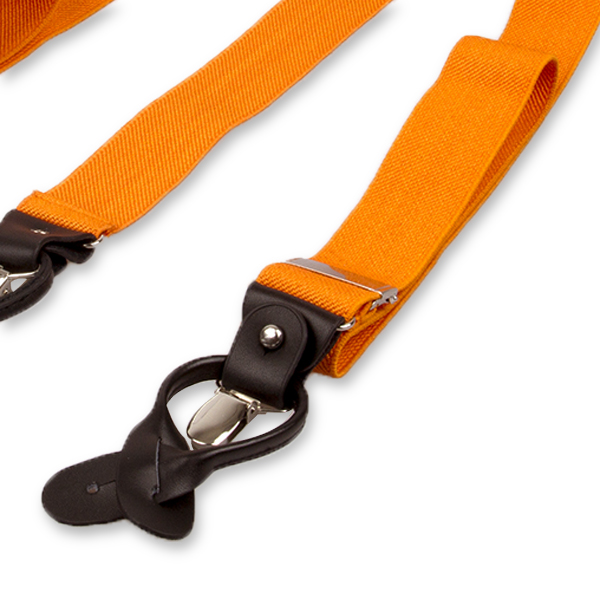 Luxuriöse orange Hosenträger (3)