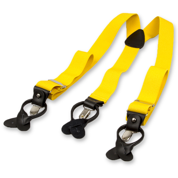 Luxuriöse gelbe Hosenträger (3)