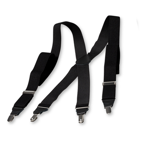 Schwarze Hosenträger X-Form (2)