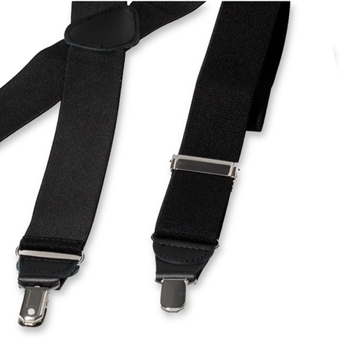 Schwarze Hosenträger X-Form (3)