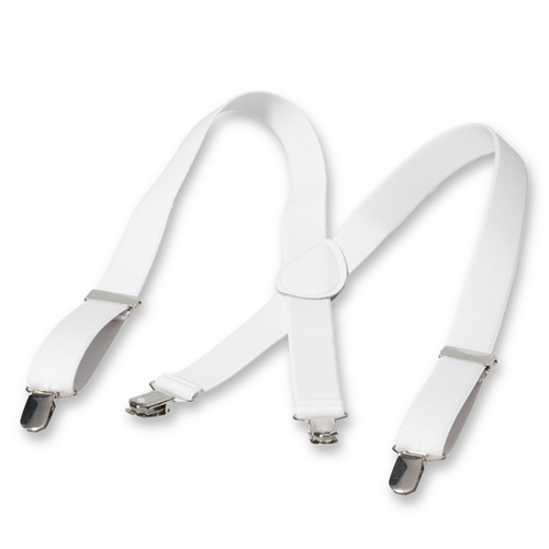 Weiße Hosenträger für Kinder (2)