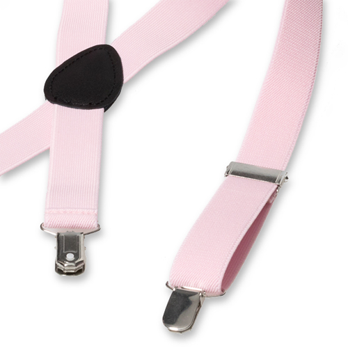 Hellrosa Hosenträger für Kinder (3)