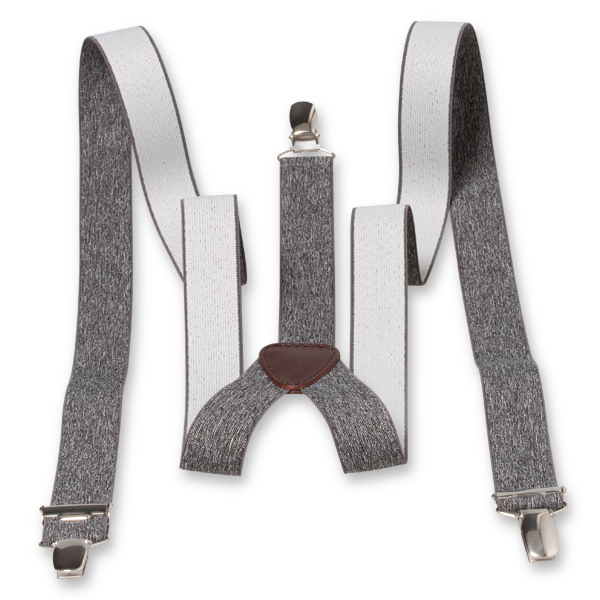 Schmale graue Hosenträger (2)