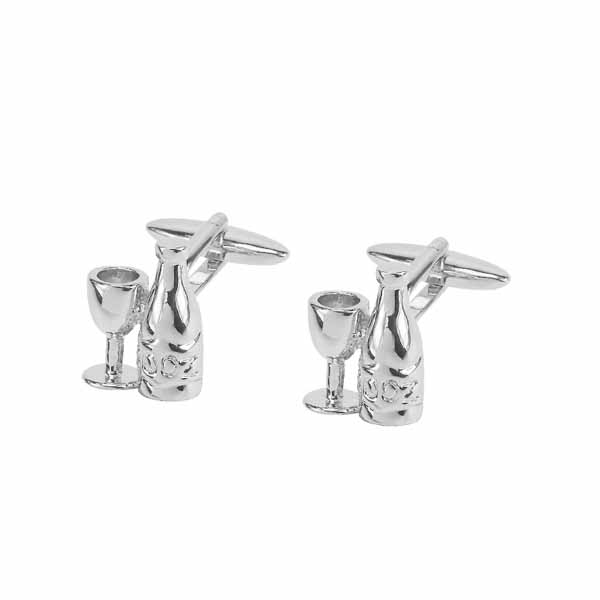 Glas und Wein Manschettenknöpfe (1)