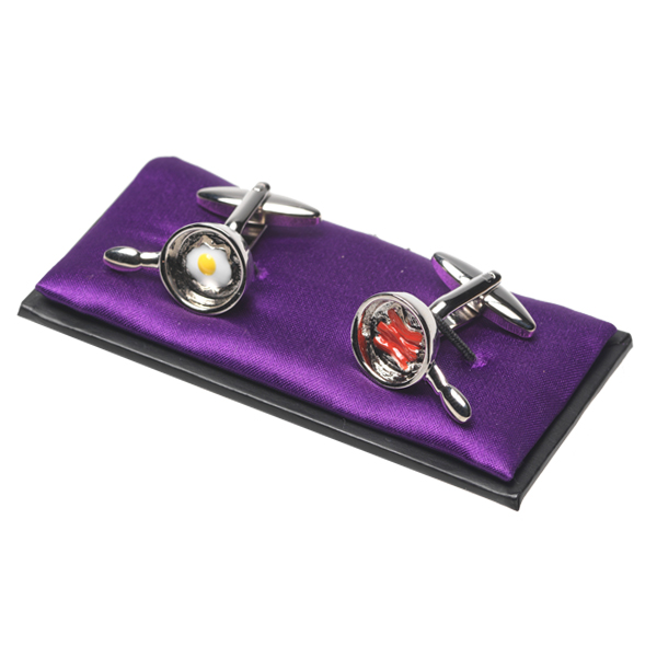 Speck und Ei Manschettenknöpfe (1)