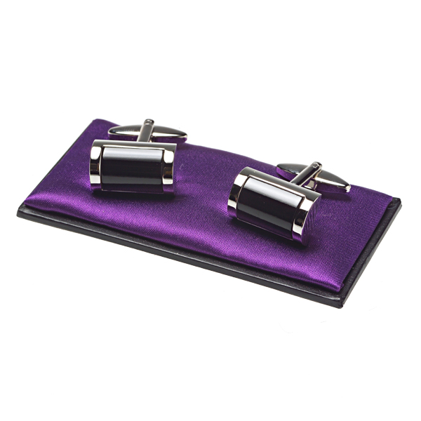 Manschettenknöpfe Terni schwarz (1)