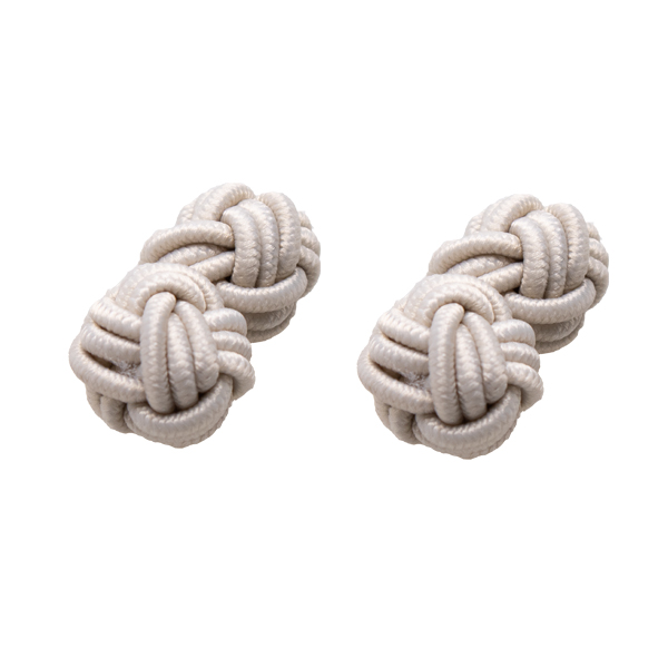 Stoffmanschettenknöpfe Kiesel (1)