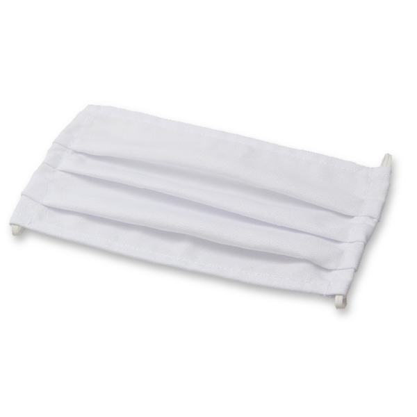 Stoffmaske - Weiß (1)