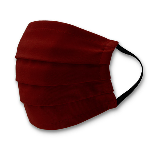Stoffmaske - Bordeauxrot (2)