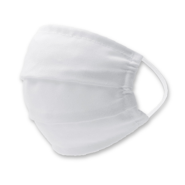 Stoffmaske für Kinder - Weiß (2)