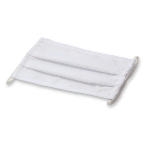 Stoffmaske für Kinder - Weiß (1)