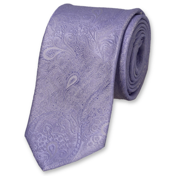 Lila Hochzeitskrawatte (1)