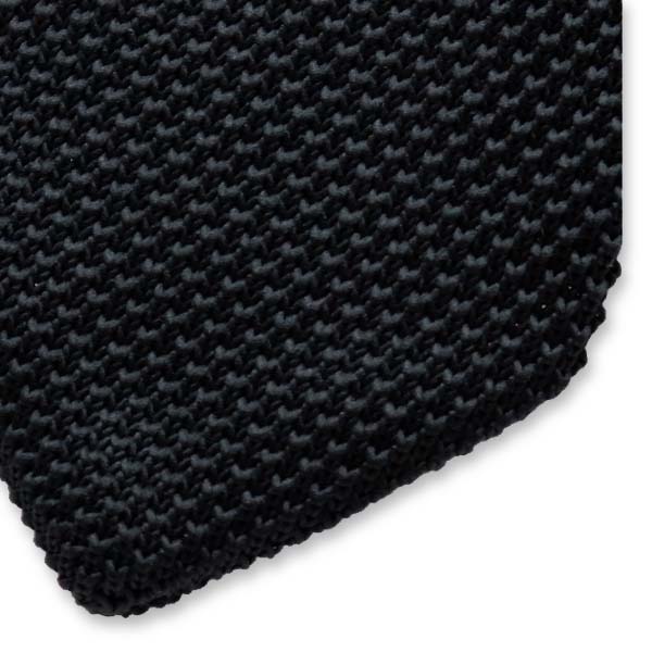 Gestrickte Krawatte Schwarz (2)