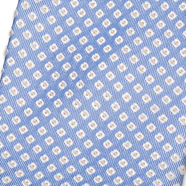  Hellblaue Krawatte mit Motiv (3)