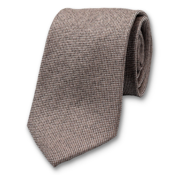 Braune Krawatte Two-tone (1)