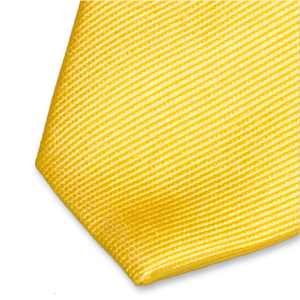 Schmale Krawatte Kanariengelb (2)