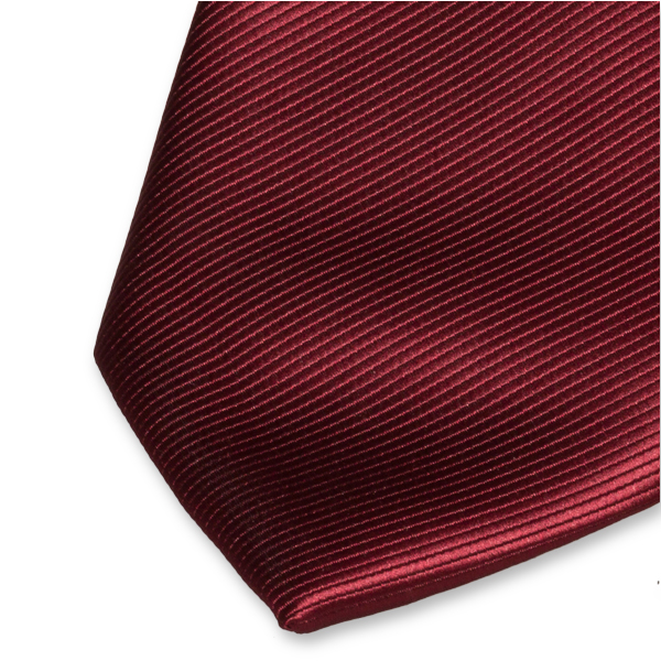 Polyester-Krawatte bordeaux (2)