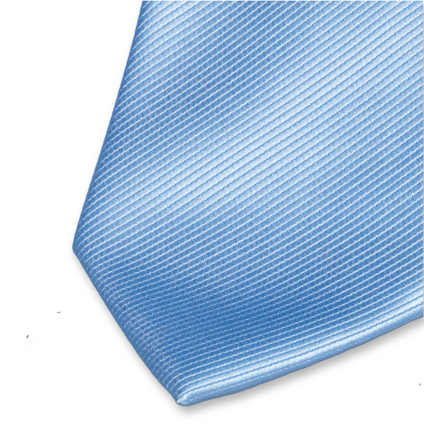 Polyester-Krawatte hellblau (2)