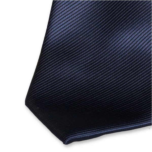  Polyester-Krawatte dunkelblau (2)