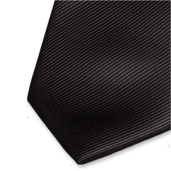 Polyester-Krawatte schwarz (2)