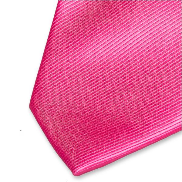 Polyester-Krawatte grellrosa (2)