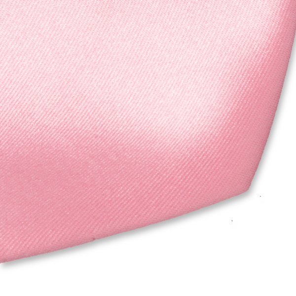 Satinkrawatte hellrosa Polyester (2)