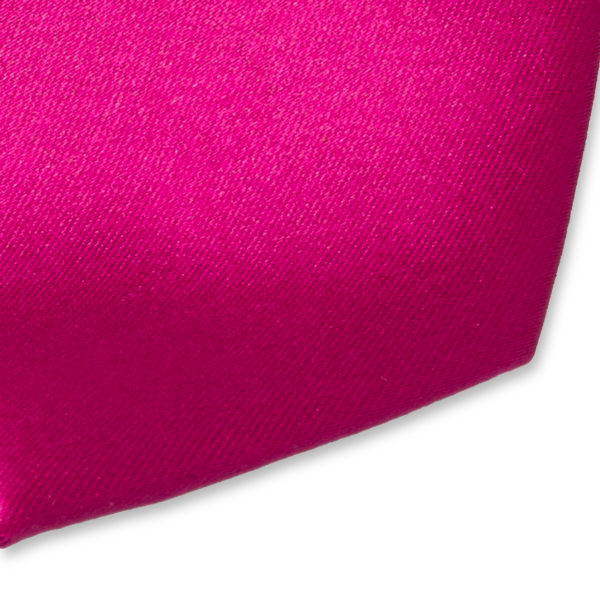 Satinkrawatte fuchsia Polyester (2)