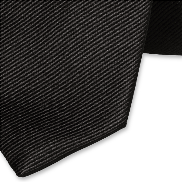 Schmale Krawatte Schwarz (2)