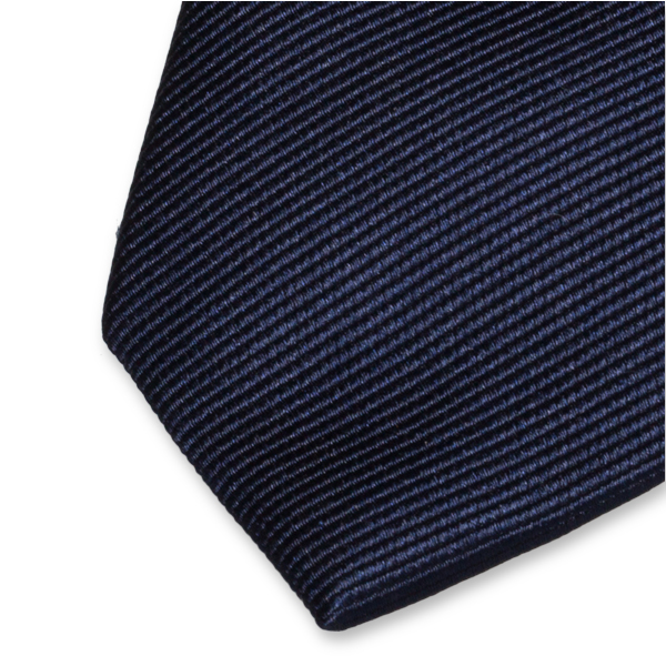 Schmale Krawatte Dunkelblau (2)