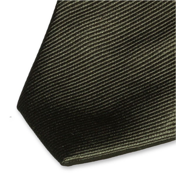 Schmale Krawatte Dunkelgrün (2)