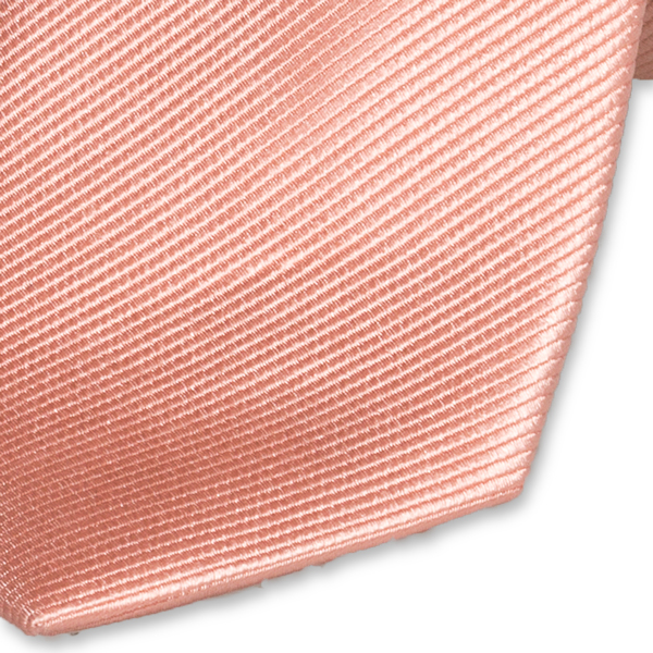 Schmale lachrosa Krawatte (2)