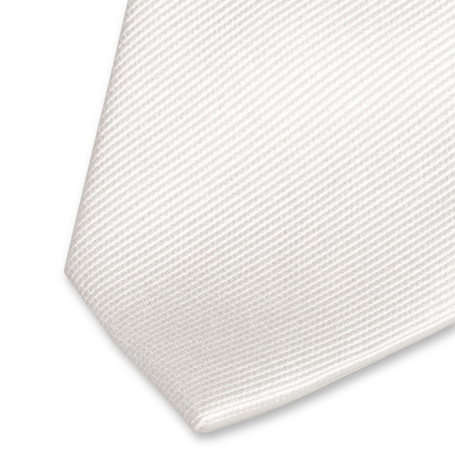 Weiße Krawatte XL (2)