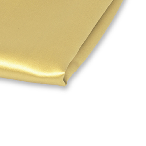 Pastellgelbe Einstecktuch Polyester Satin (2)