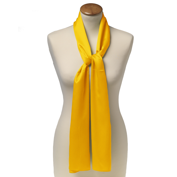 Gelber Polyesterschal - Rechteckig (1)