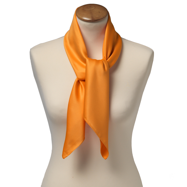 Orangenes Damentuch Polyester - Viereckig (2)