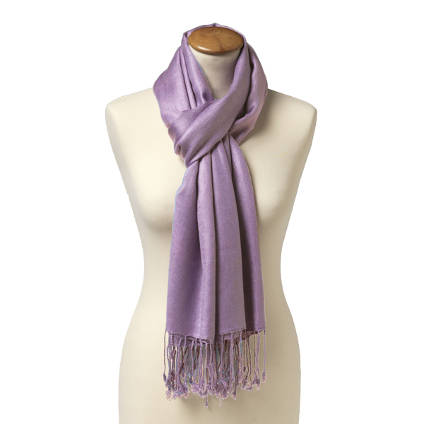 Lila Viskose Schal (1)