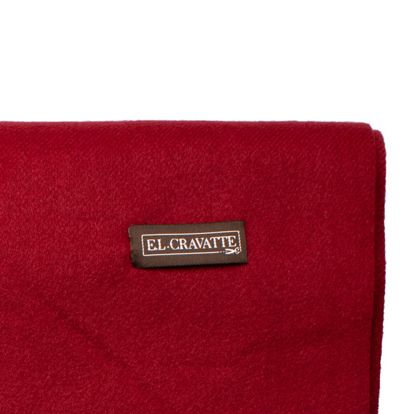 Dunkelrote Winterschal (2)