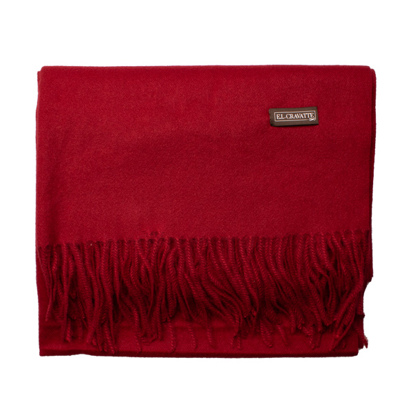 Dunkelrote Winterschal (1)