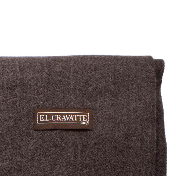 Dunkelgraue Melange Winterschal (2)