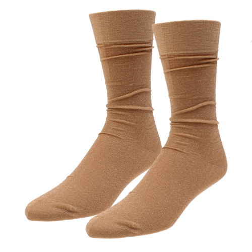 Socken - Glitzer-Gold (2)