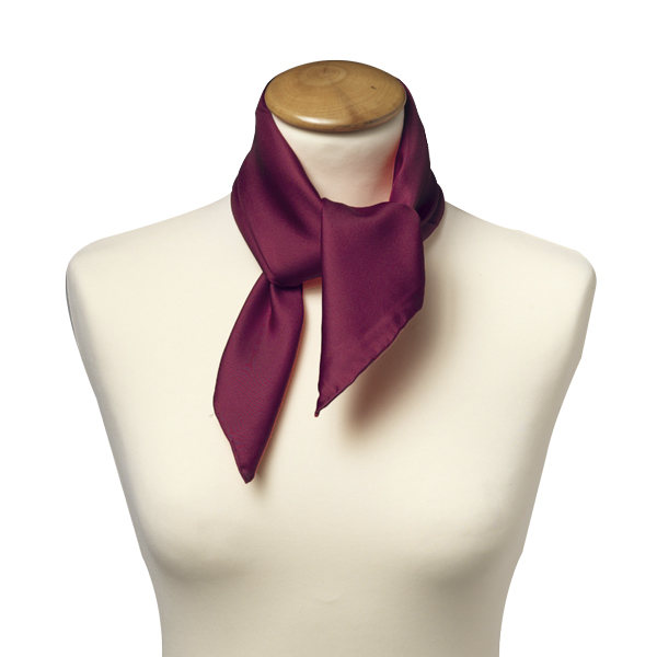 Aubergine Nickituch - Viereckig (2)