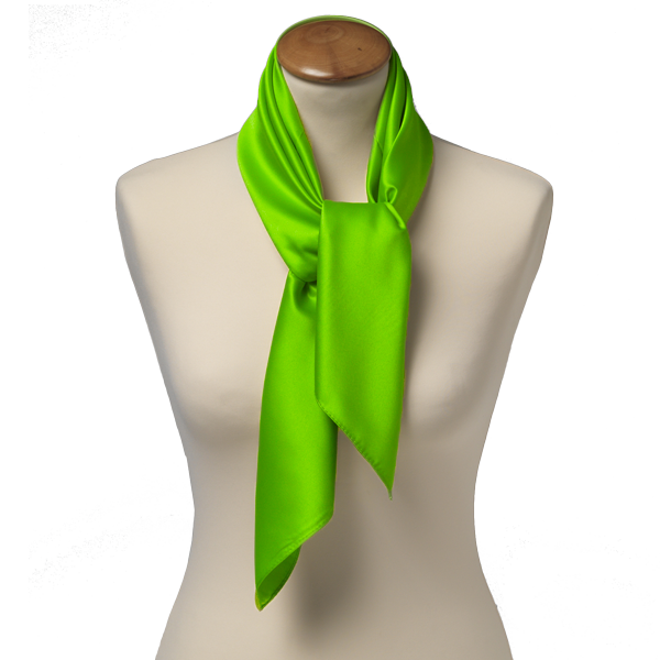 Seidentuch Apfel  grün (2)