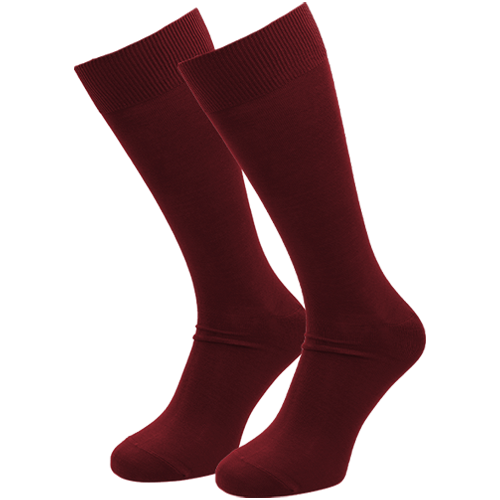 Socken Burgund - Luxuriöse (1)