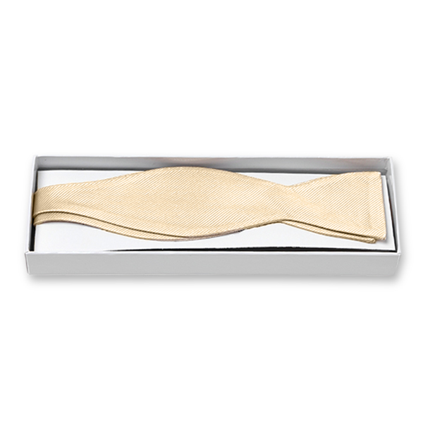 Ecru Fliege zum Selberbinden (2)